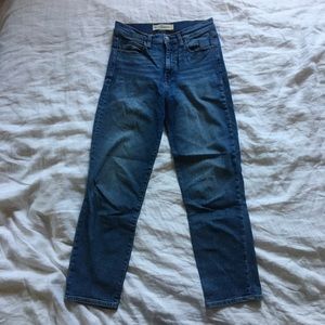 Gap Forever Straight High Rise jeans